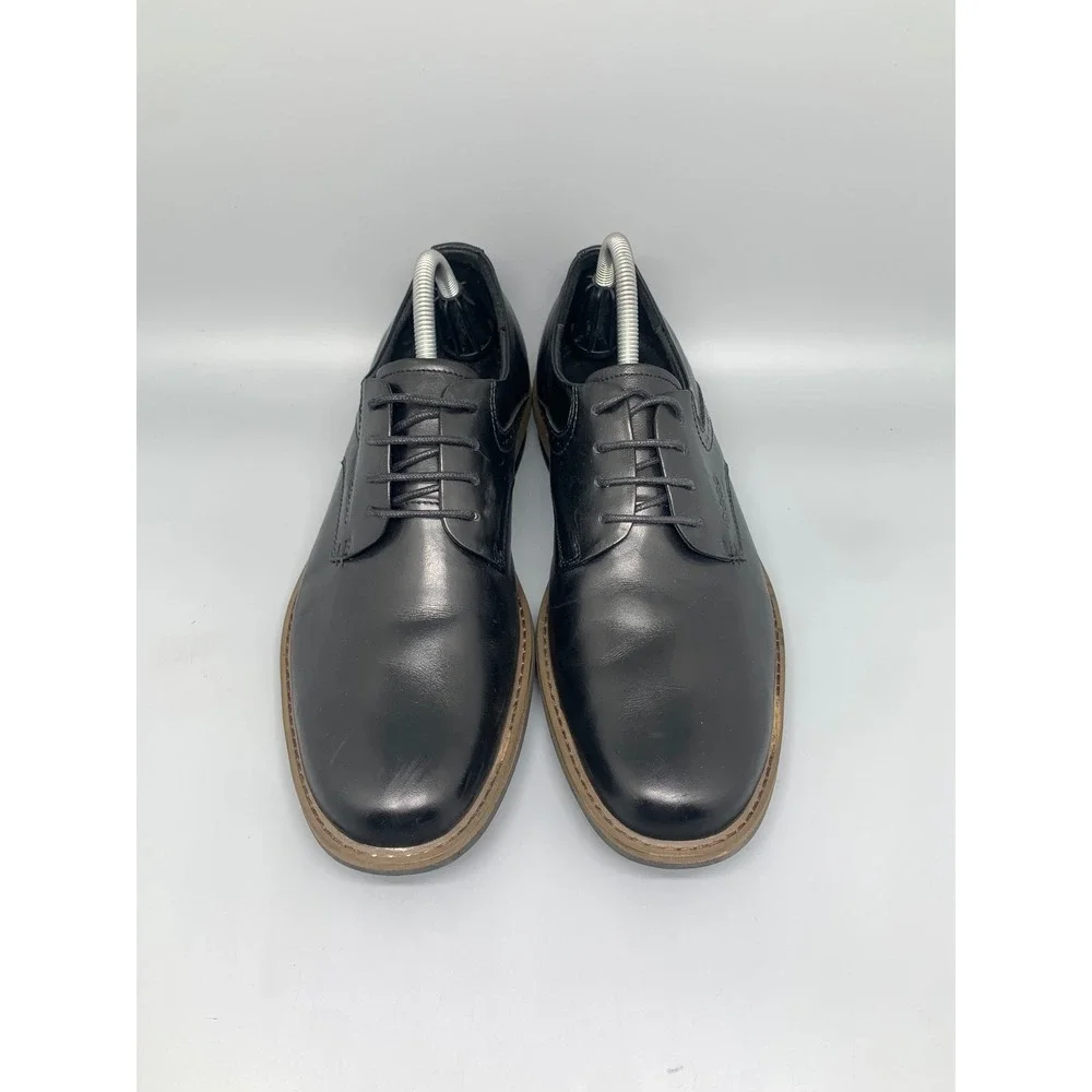 ECCO Helsinki 2.0 Black Leather Derby‎ Shoes 500164 Men's Sz 8-8.5 (EU 42)